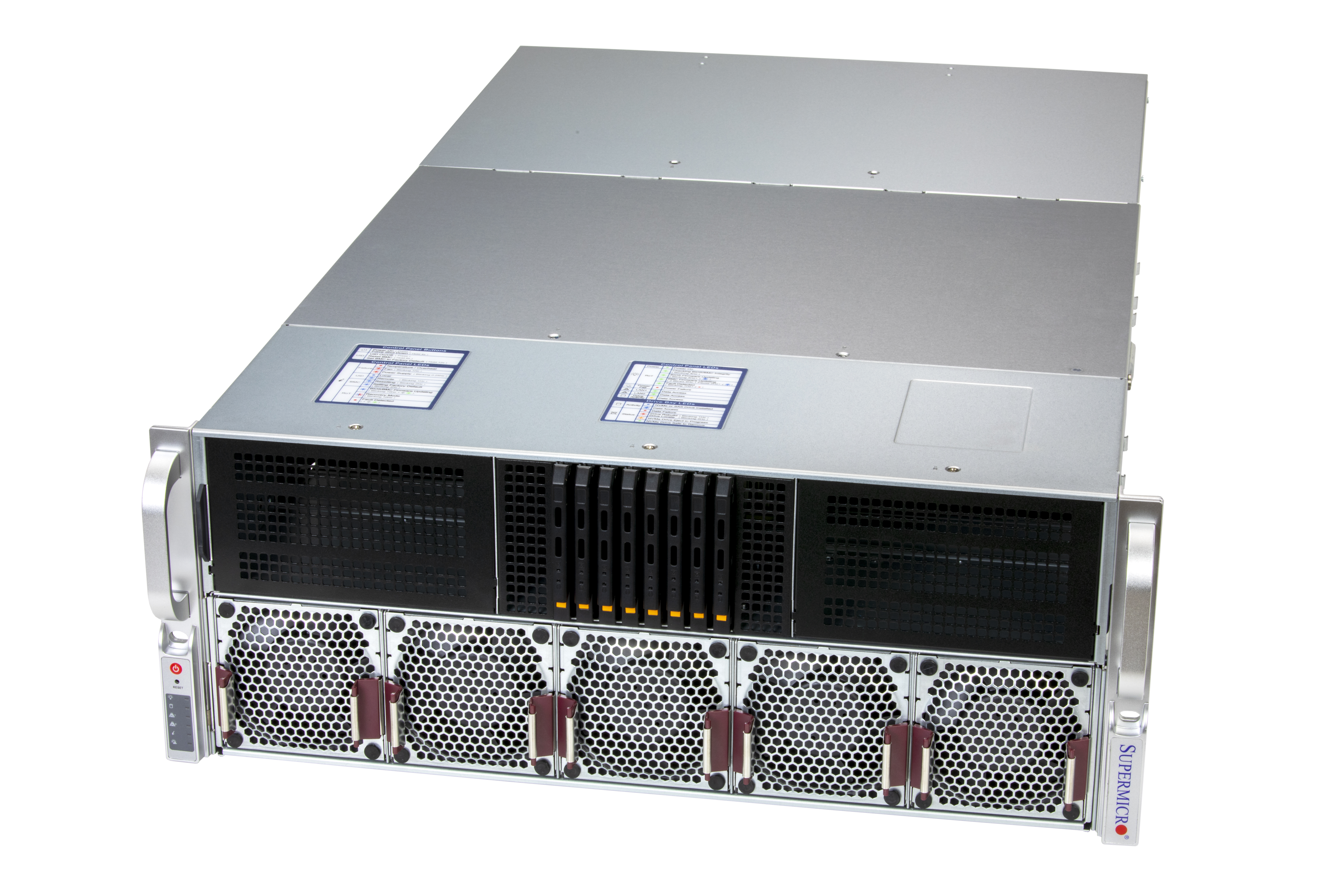 DP Intel 4U Dual-Root PCIe GPU System with up to 8 GPUs